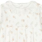 Baby Girls Ivory & Pink Babygrows Gift Set ( 2-Pack ), 1, hi-res