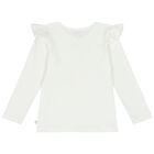 Girls Ivory & Purple Embellished Skirt Set, 3, hi-res