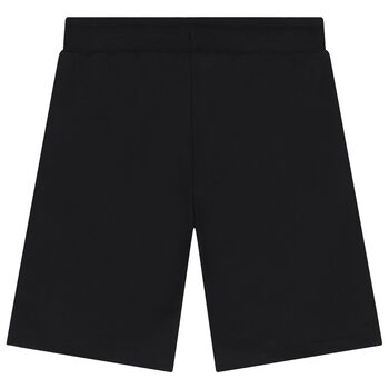 Black Teddy Bear Logo Shorts