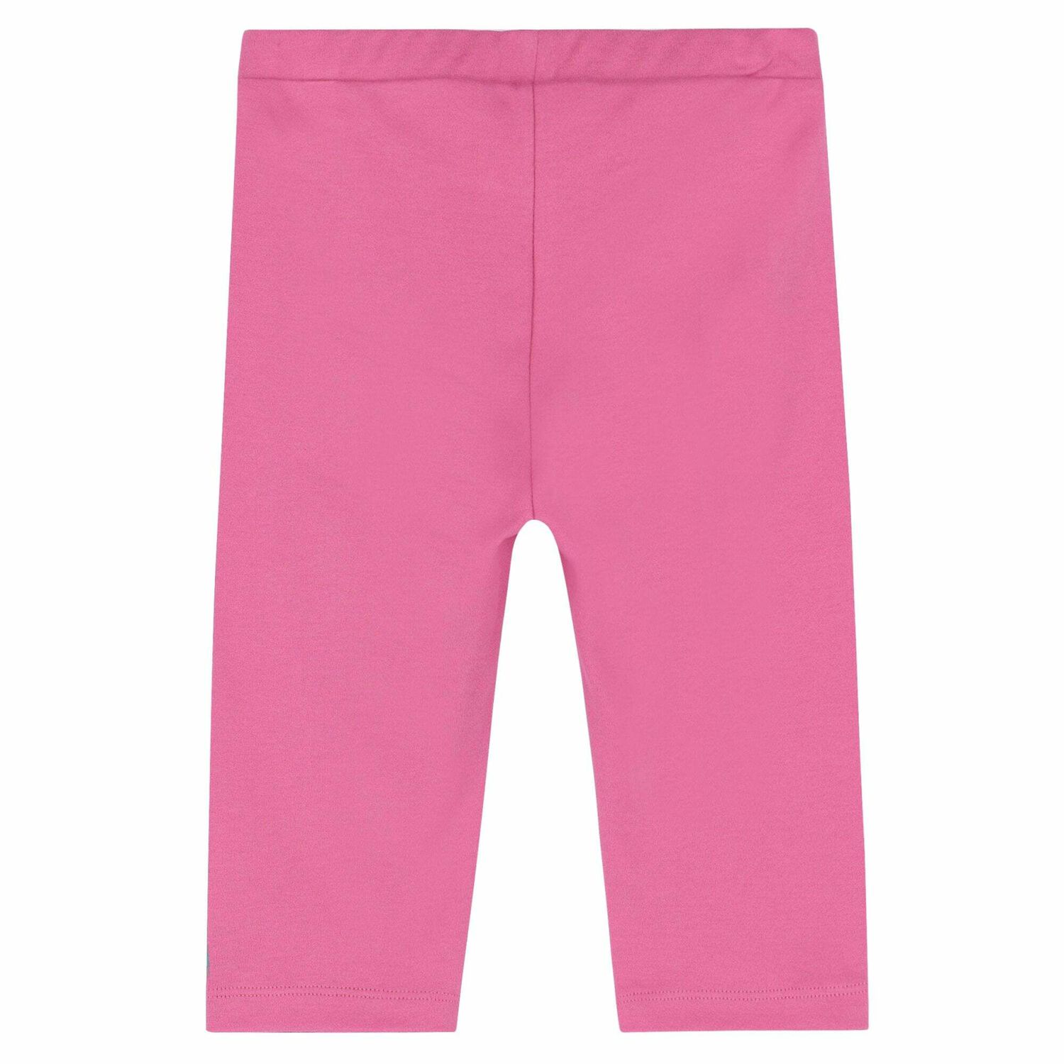 Girls Pink Logo Cropped Leggings, 1, hi-res