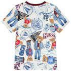 Boys White Logo T-Shirt, 1, hi-res