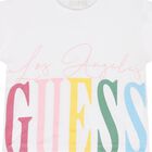 Girls White Logo T-Shirt, 1, hi-res
