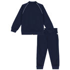 Navy Blue Logo Tracksuit, 1, hi-res