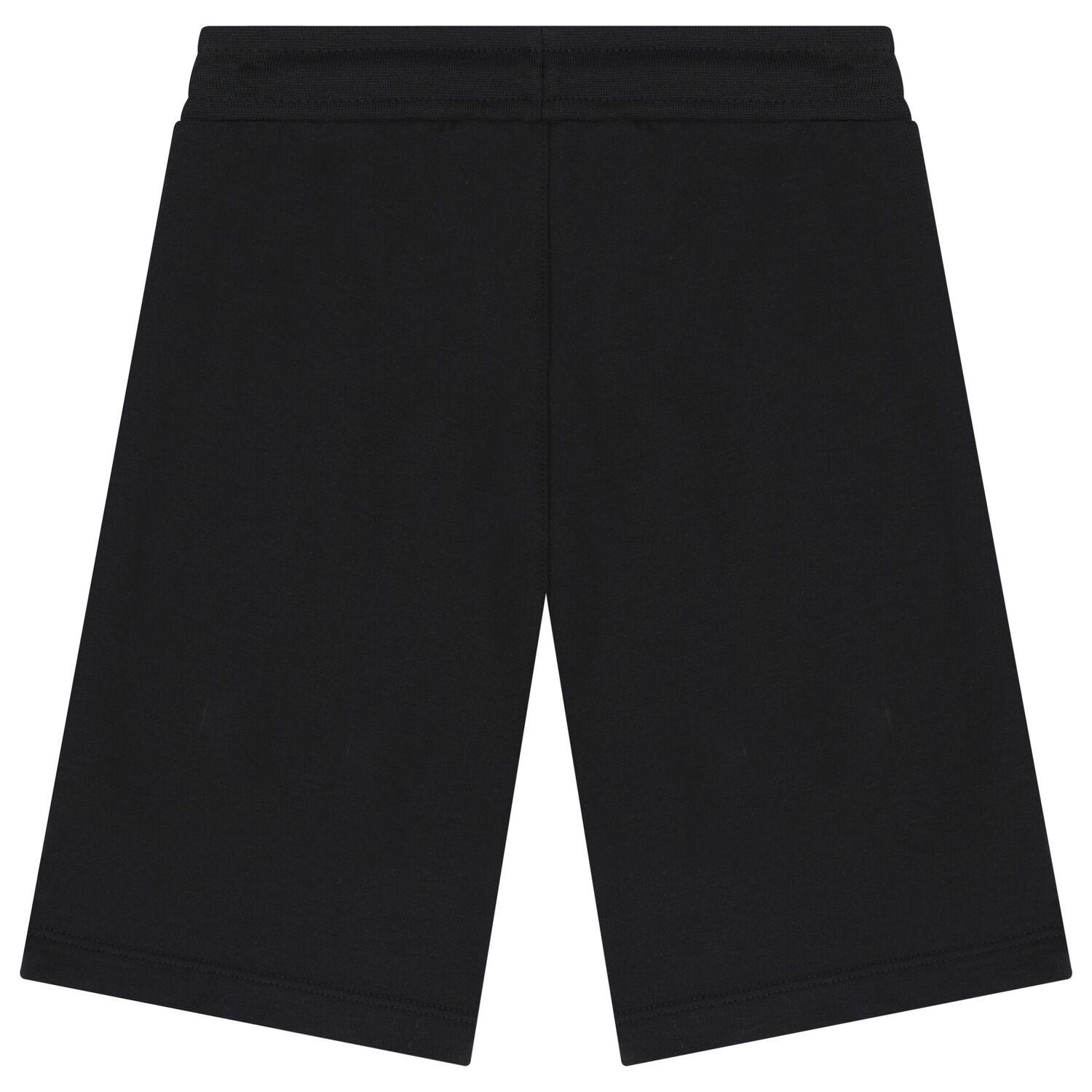 Boys Black Logo Shorts, 1, hi-res