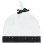 Baby Boys Navy Blue & White Logo Babygrow Set, 1, hi-res