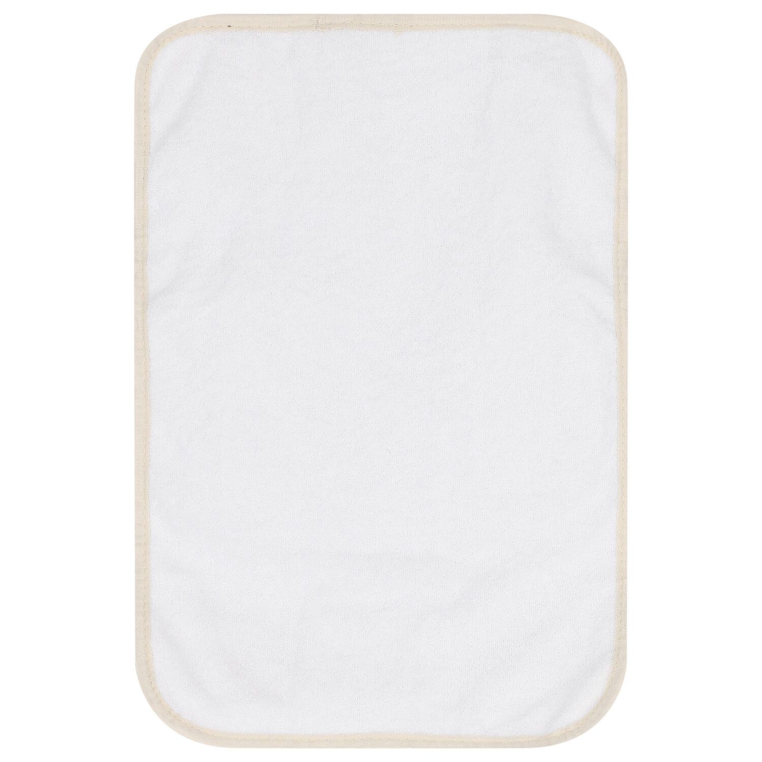 Beige Teddy Bear Logo Quilted Baby Changing Mat, 1, hi-res