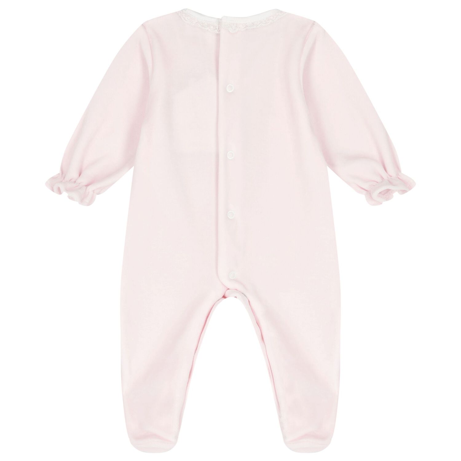 Baby Girls Pink Lace Babygrow Gift Set, 1, hi-res image number null