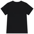 Boys Black Logo T-Shirt , 1, hi-res