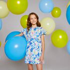 Girls Multi-Coloured Logo Dress, 1, hi-res