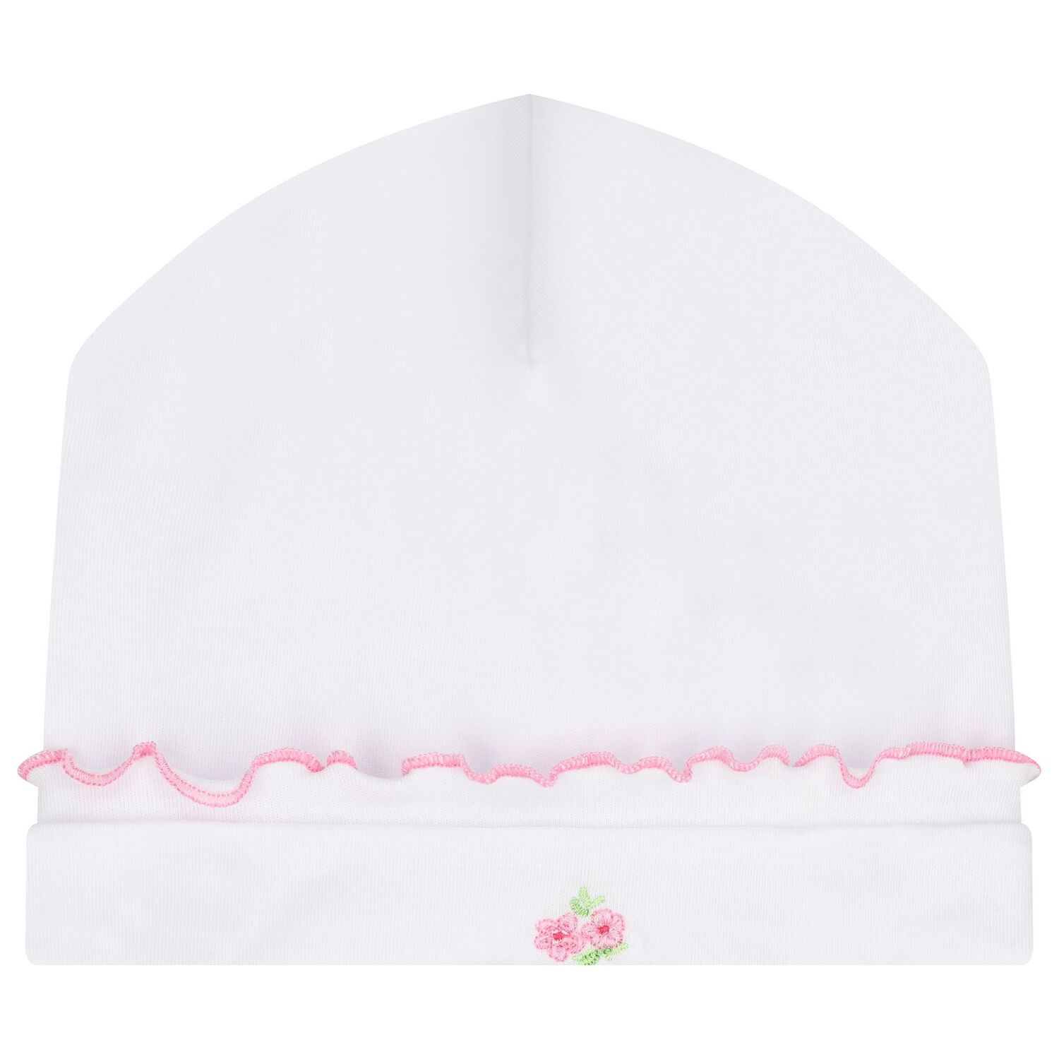 Baby Girls White & Pink Roses & Blooms Babygrow Set, 1, hi-res image number null