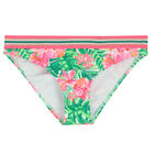 Girls Pink & Green Floral Bikini, 1, hi-res