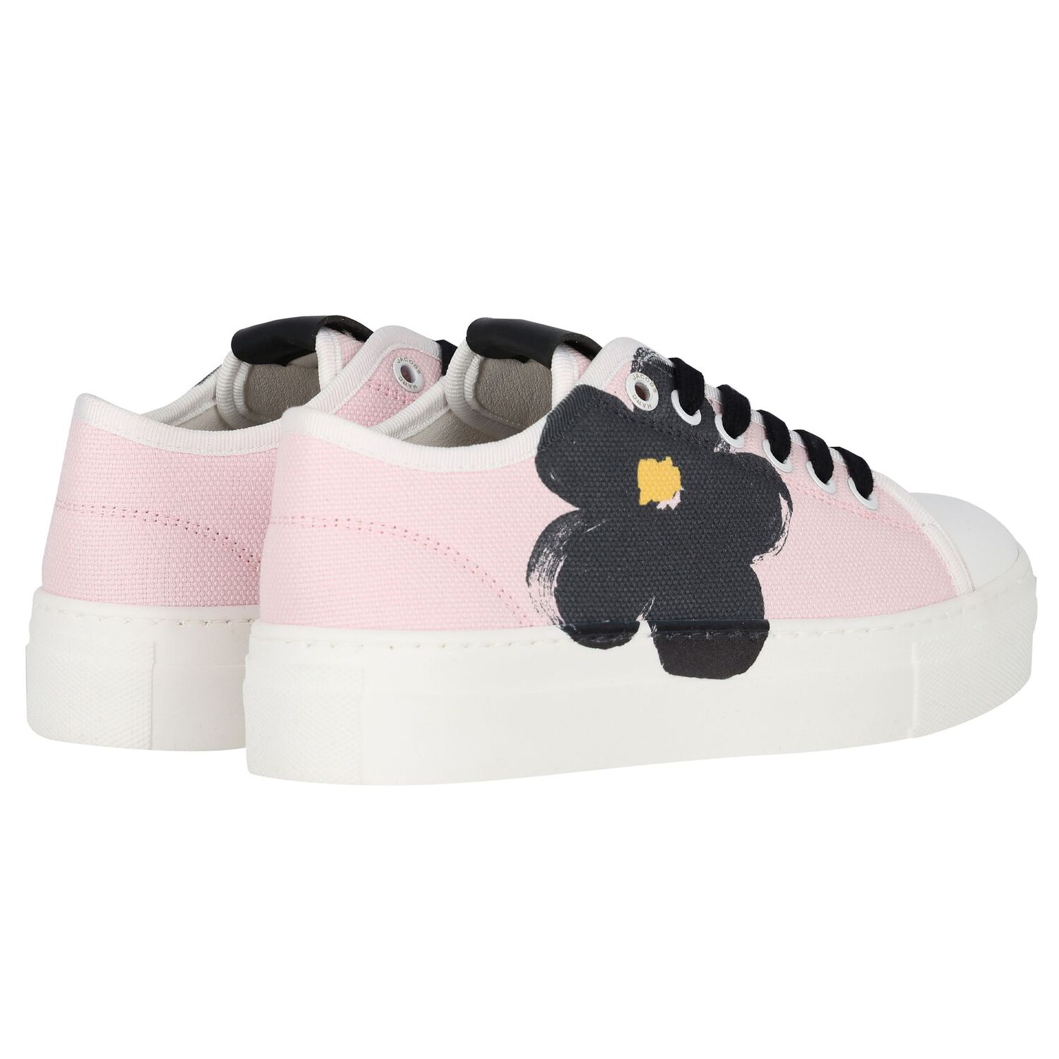Girls Pink Daisy Trainers, 1, hi-res image number null