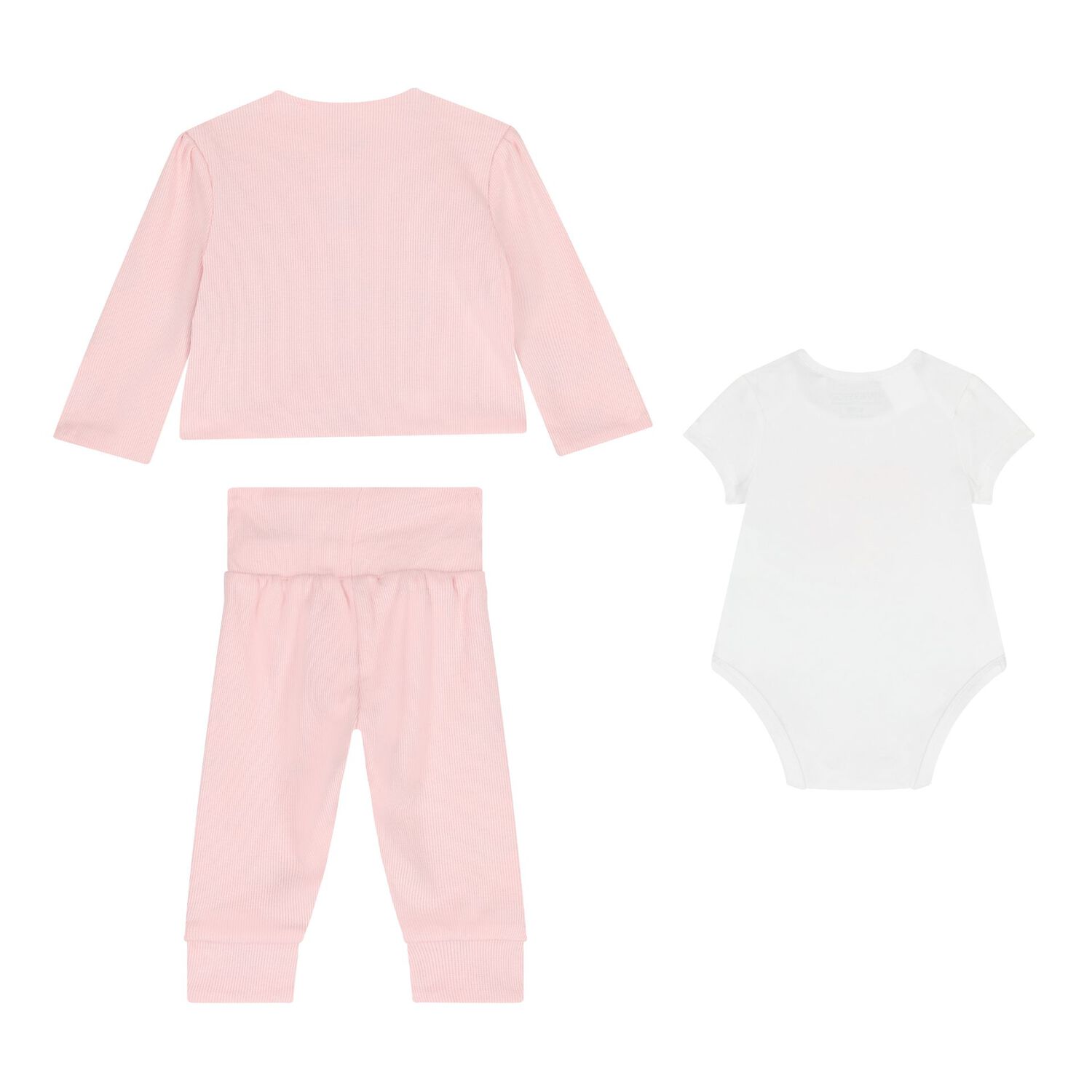 Baby Girls Pink Logo Tracksuit ( 3 Piece ), 1, hi-res image number null