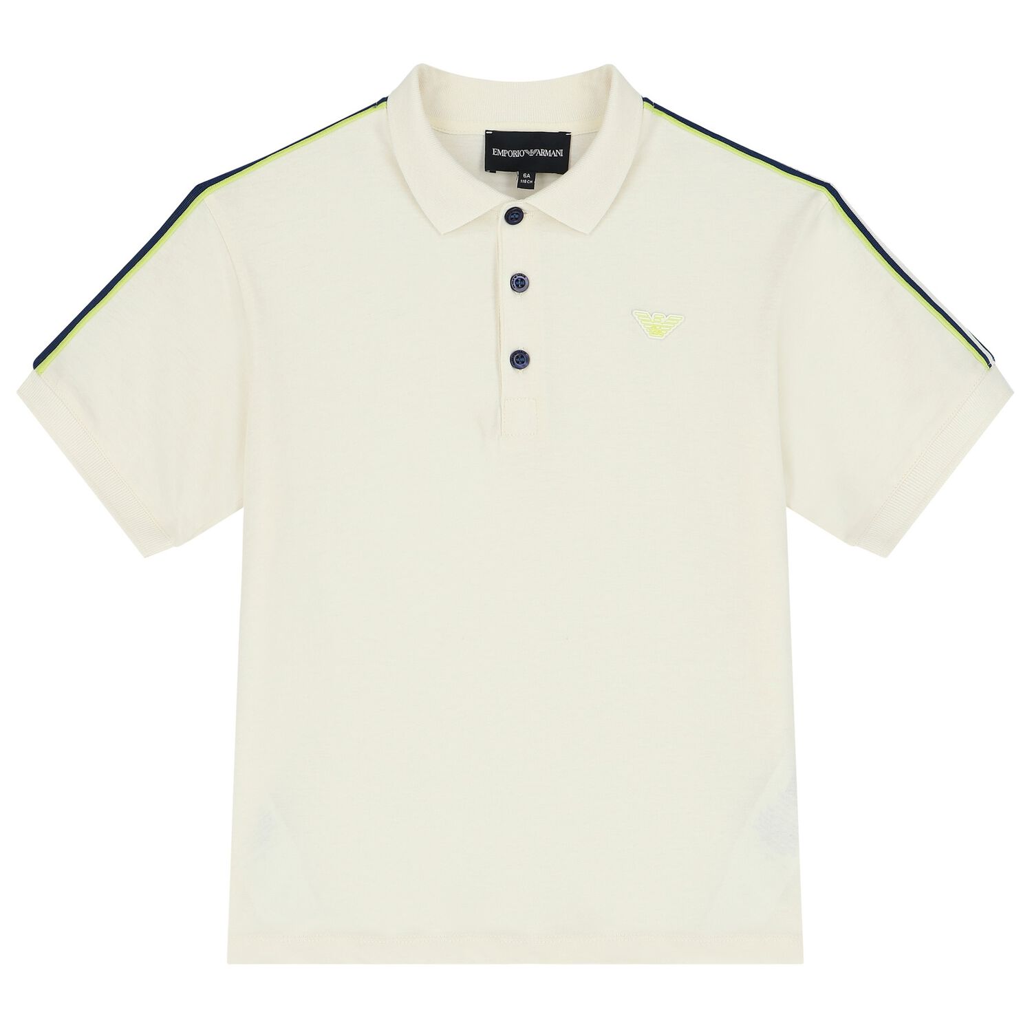 Boys Ivory Logo Polo Shirt, 1, hi-res