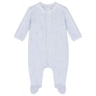 Baby Boys Blue Logo Babygrow Gift Set, 1, hi-res