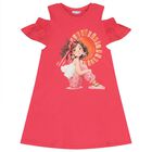 Girls Pink Ruffled Dress Set, 1, hi-res