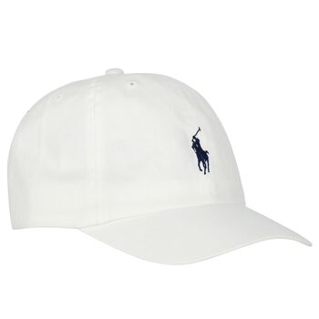 White Logo Cap