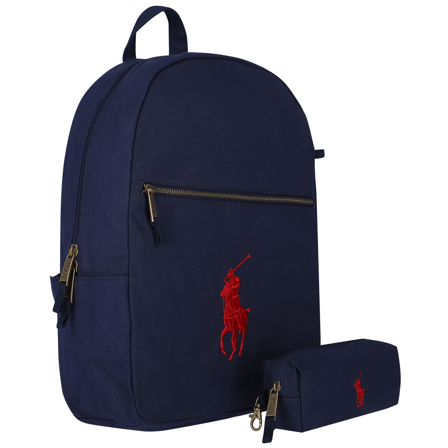 Navy Blue Logo Backpack, 1, hi-res image number null