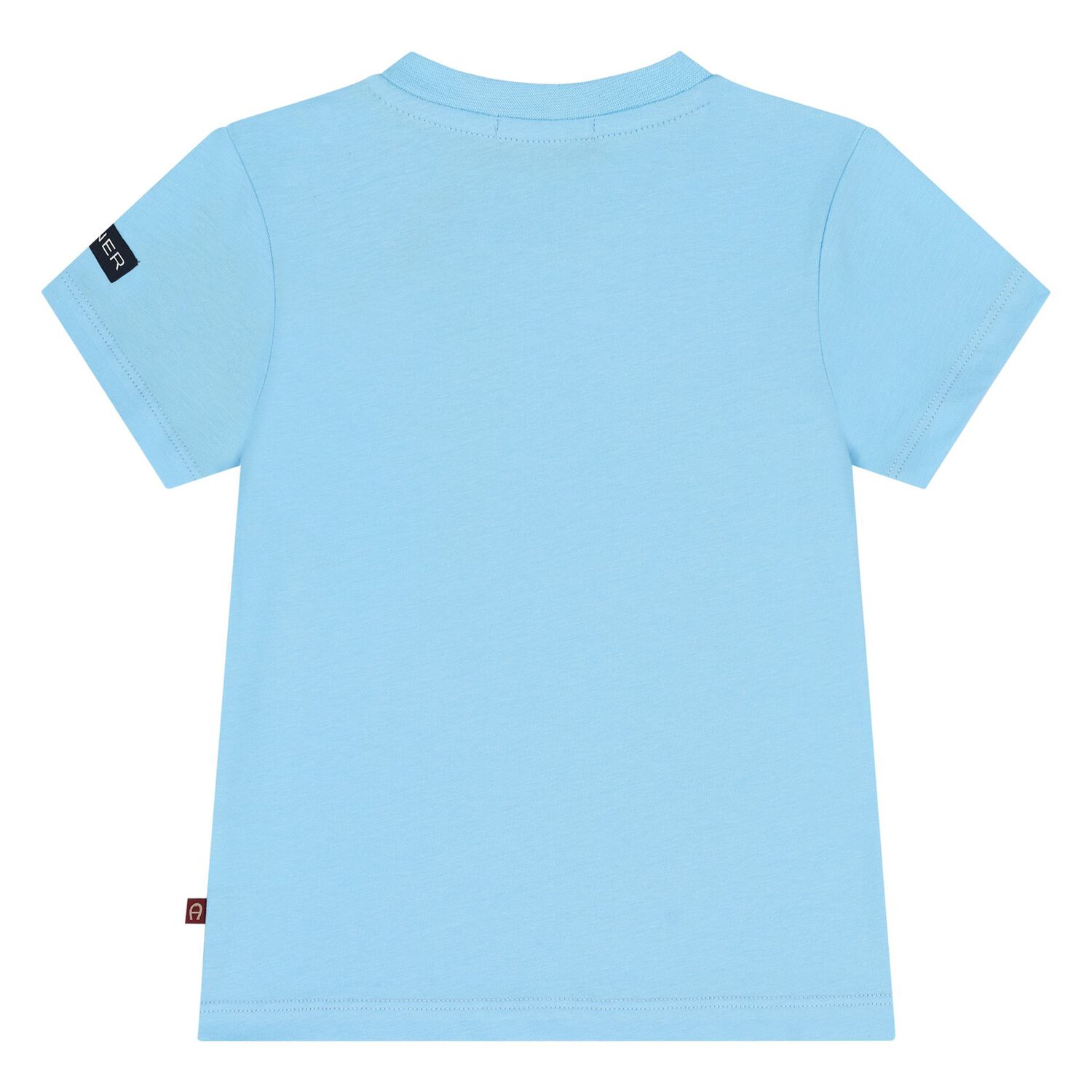 Younger Boys Blue Logo T-Shirt, 2, hi-res