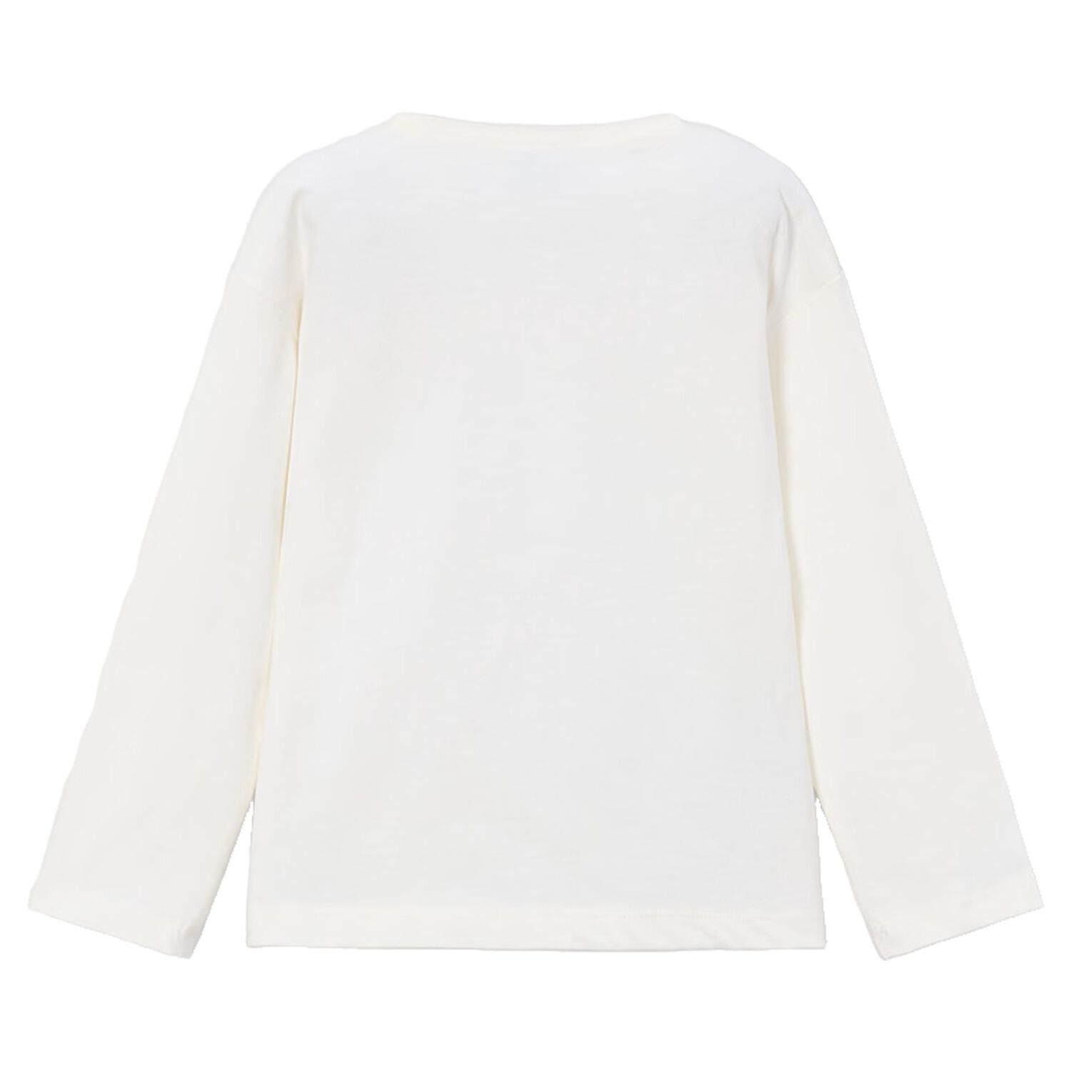 Girls Ivory Printed Long Sleeve Top, 2, hi-res