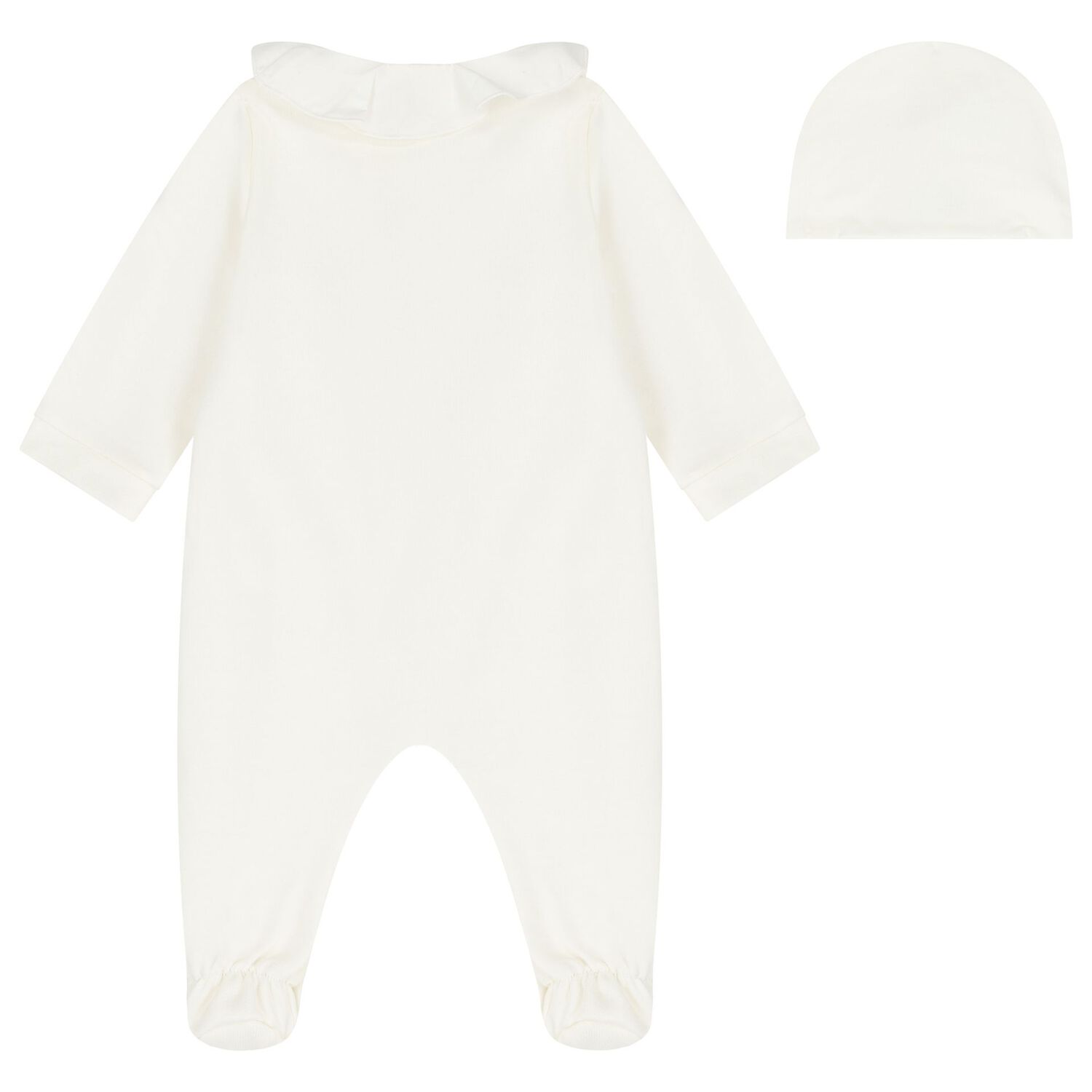 Baby Girls Ivory Teddy Bear Logo Babygrow Gift Set, 1, hi-res