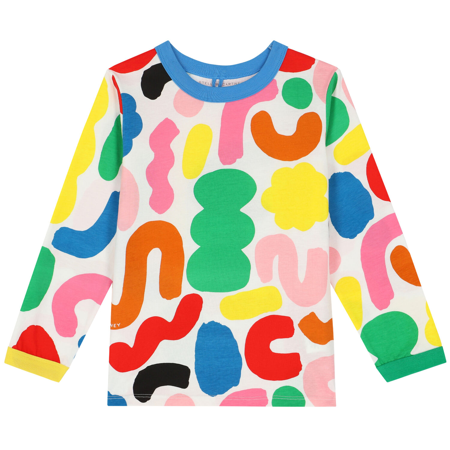 Boys Multi-Colored Abstract Long Sleeve Top, 1, hi-res