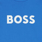 Boys Blue Logo T-Shirt, 1, hi-res