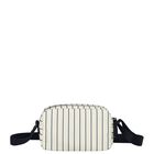 Girls Beige & Navy Blue Striped Handbag, 1, hi-res