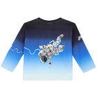 Boys Blue Astronaut Sweatshirt, 1, hi-res