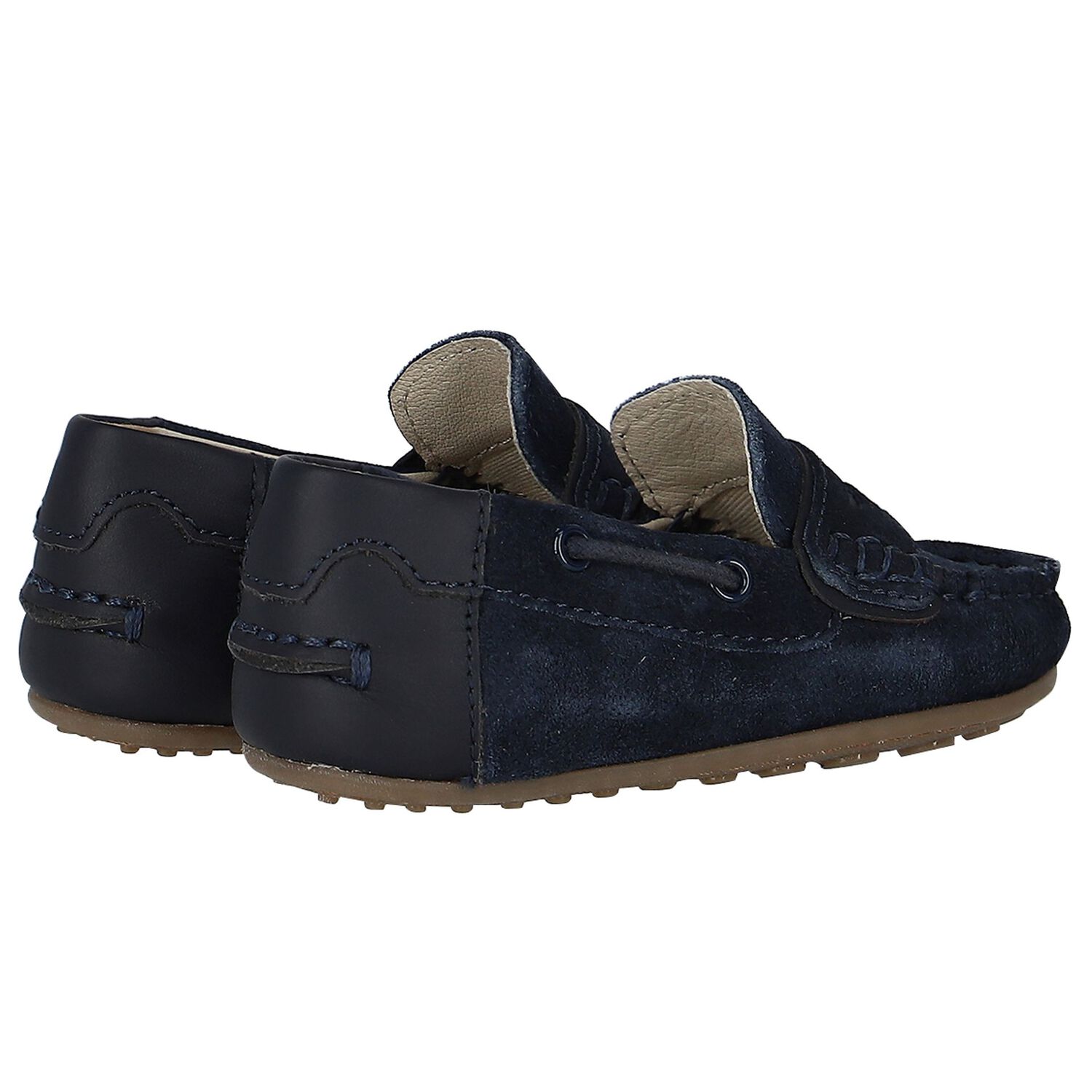 Younger Boys Blue Mocassins, 2, hi-res image number null
