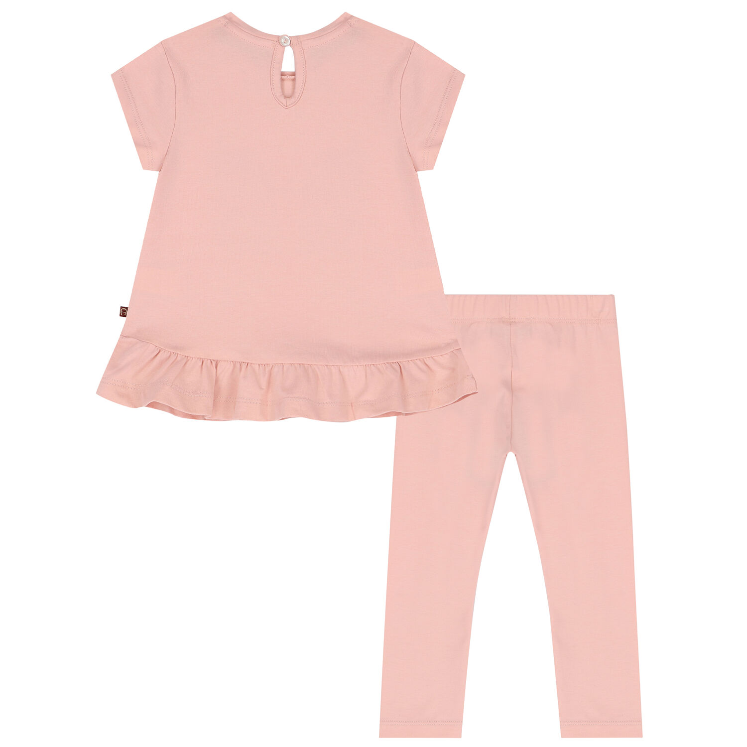 Younger Girls Pink Logo Leggings Set, 1, hi-res