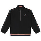 Boys Black 3 Piece Tracksuit , 1, hi-res