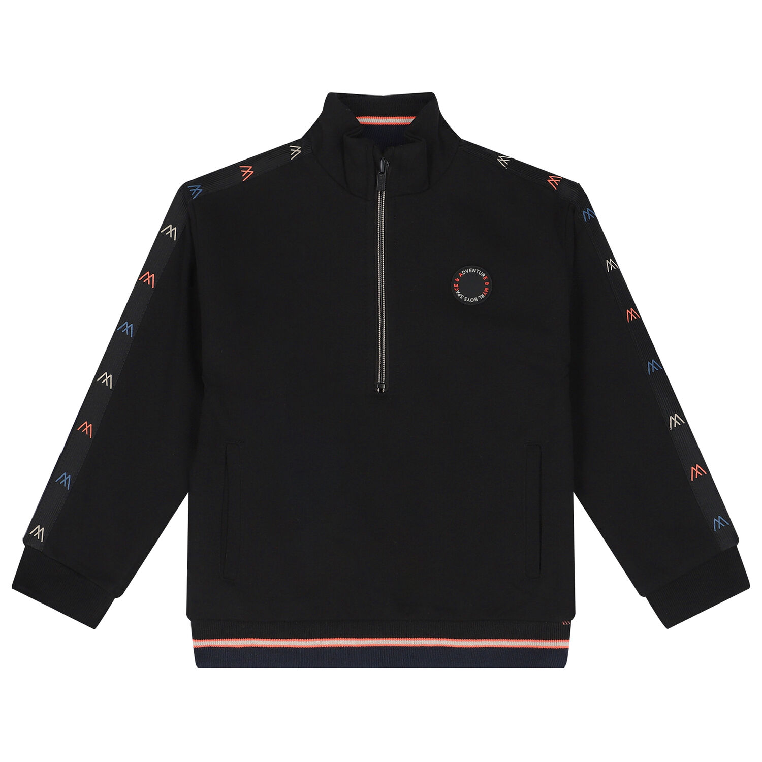 Boys Black 3 Piece Tracksuit , 1, hi-res