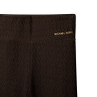 Girls Brown Logo Leggings, 1, hi-res