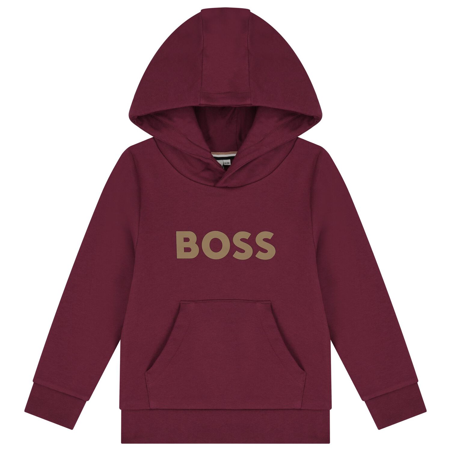 Boys Red Logo Hooded Top, 3, hi-res image number null