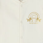 Ivory & Gold Logo Babygrow, 1, hi-res