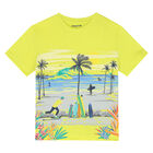 Boys Yellow, White & Navy Shorts Set, 1, hi-res