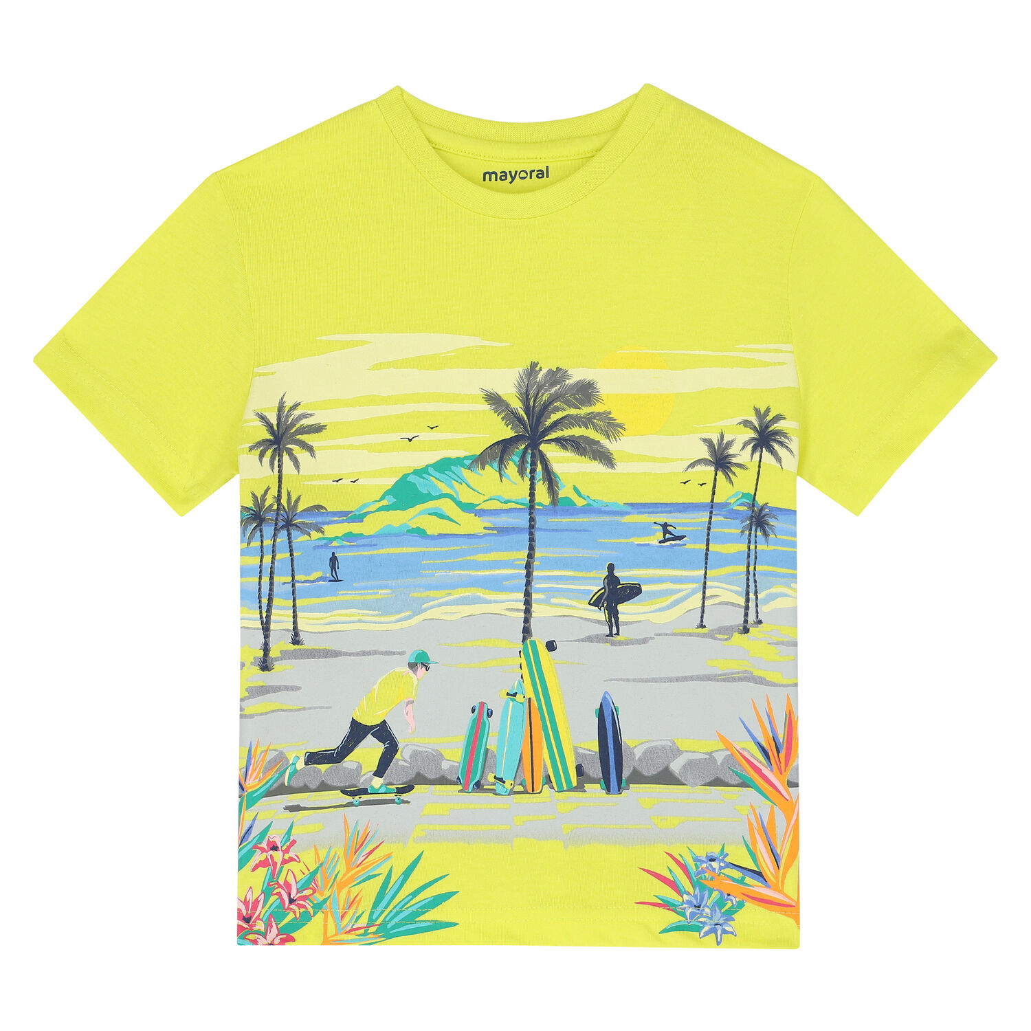 Boys Yellow, White & Navy Shorts Set, 1, hi-res