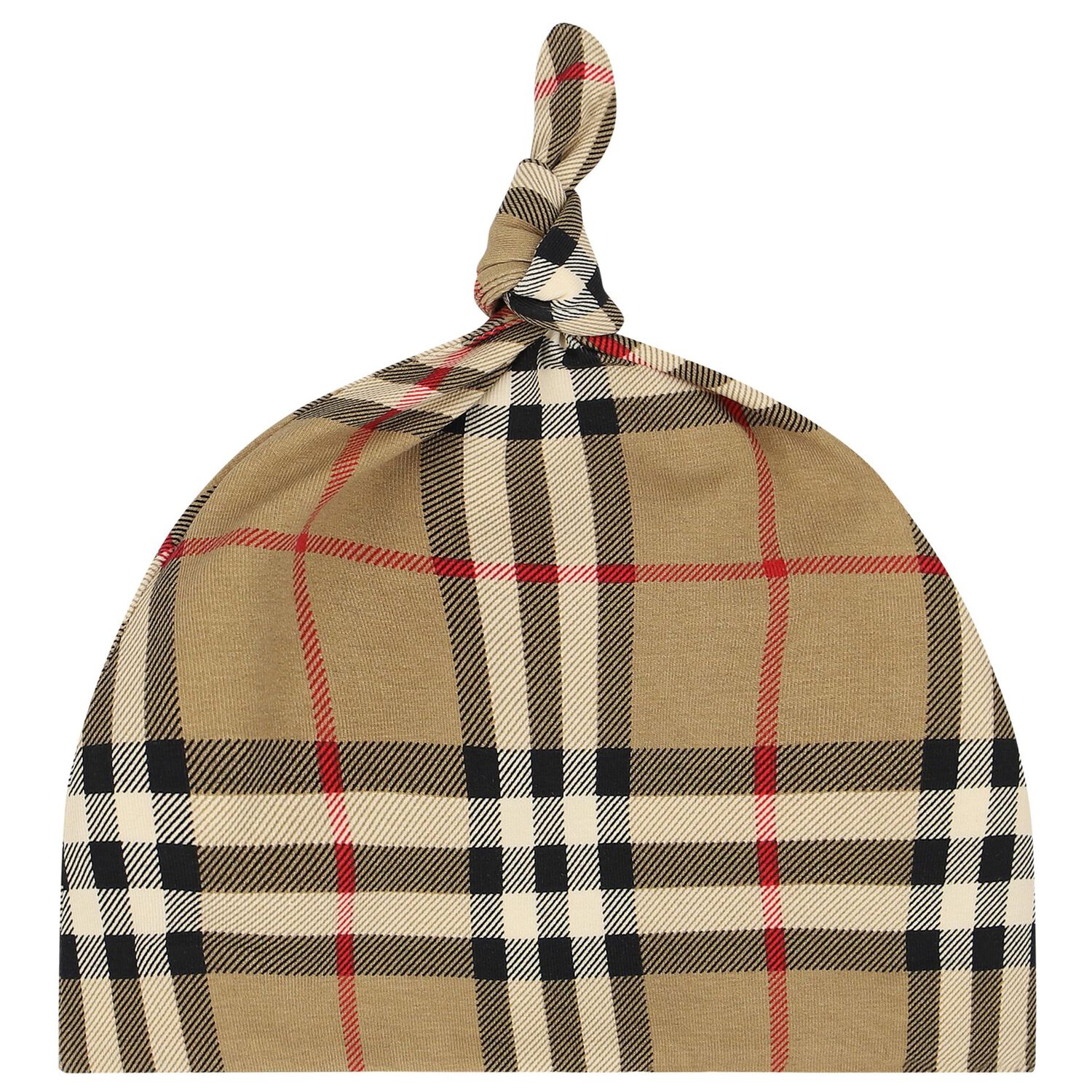 Beige Check Romper Gift Set, 1, hi-res