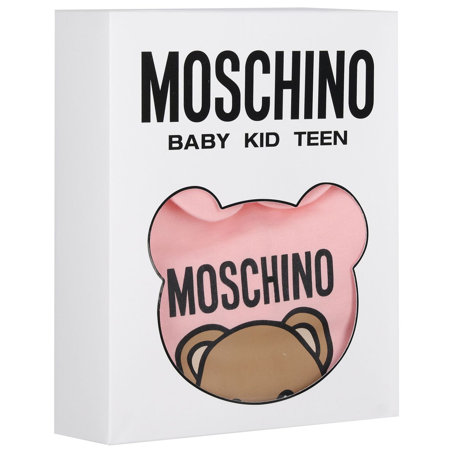 Baby Girls Pink Teddy Bear Logo Babygrow, 2, hi-res image number null