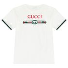 White Cotton Logo T-Shirt, 1, hi-res