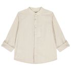 Boys Beige & Ivory Shorts Set, 2, hi-res