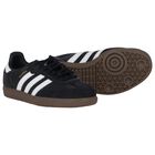 Black Logo Samba Trainers, 1, hi-res