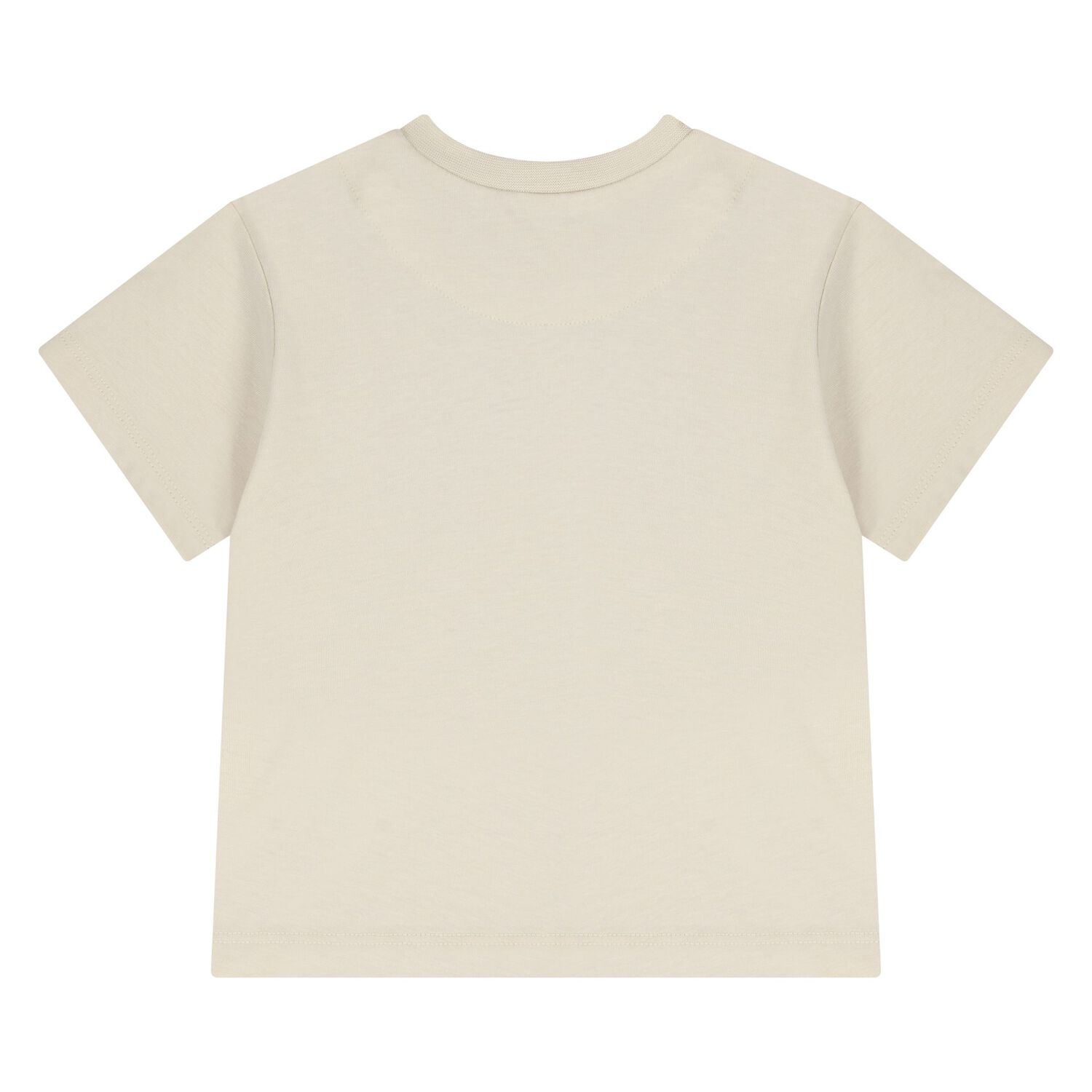 Younger Boys Beige, Ivory & Green Shorts Set, 3, hi-res