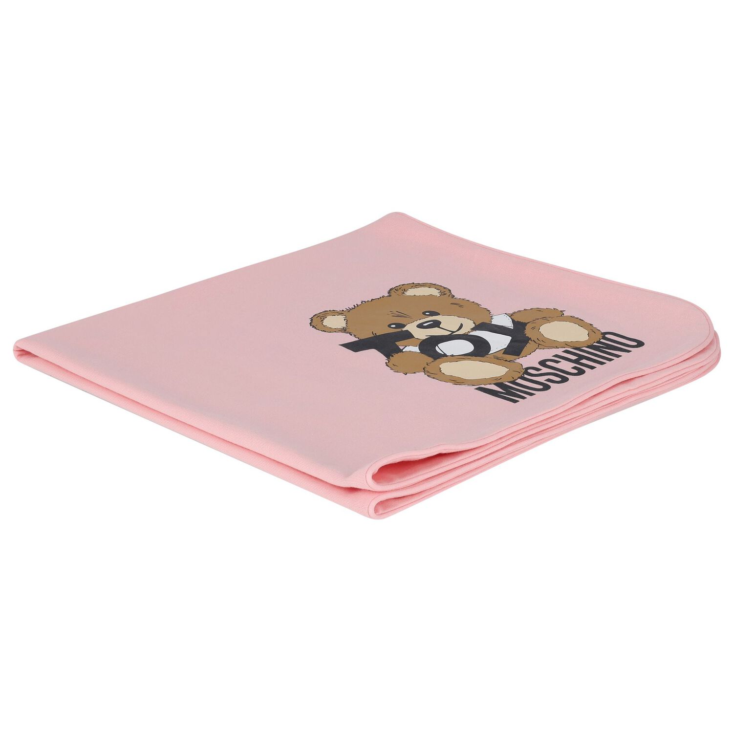 Baby Girls Pink Teddy Bear Logo Blanket, 4, hi-res image number null