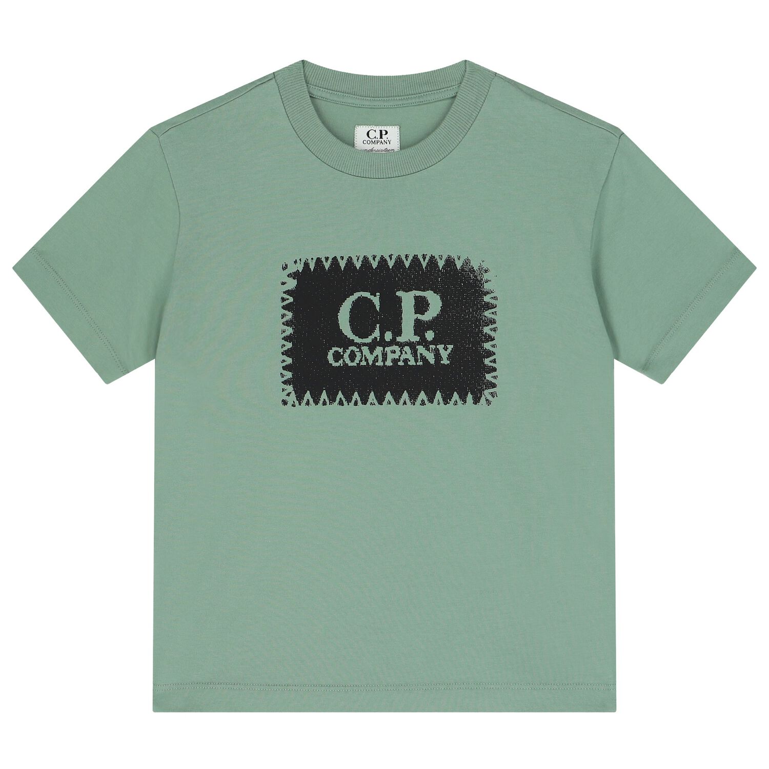 Boys Green Logo T-Shirt, 1, hi-res