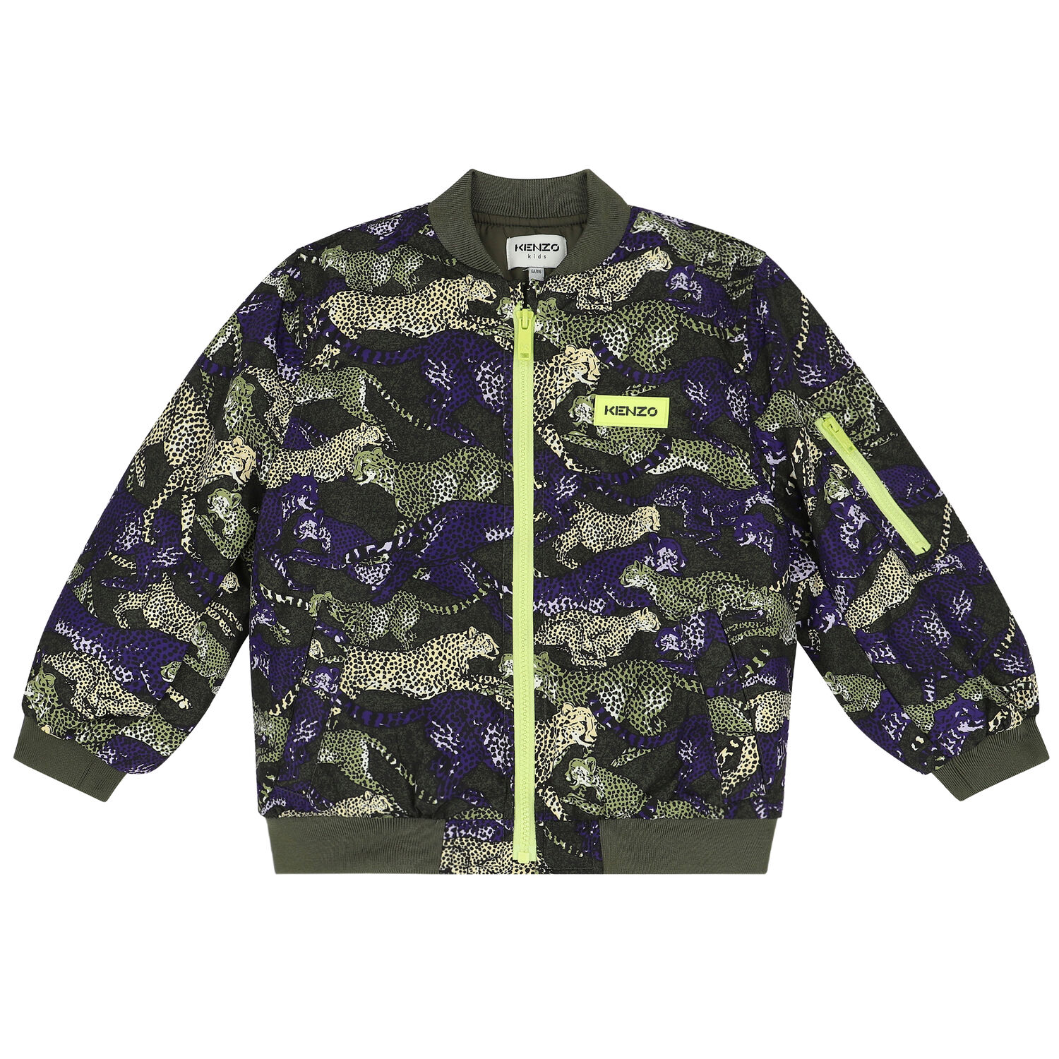 Boys Purple & Khaki Logo Jacket, 1, hi-res image number null