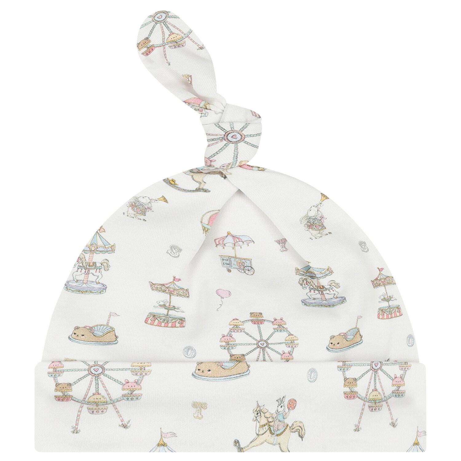 White Carousel & Hot Air Balloon Babygrow Gift Set, 1, hi-res