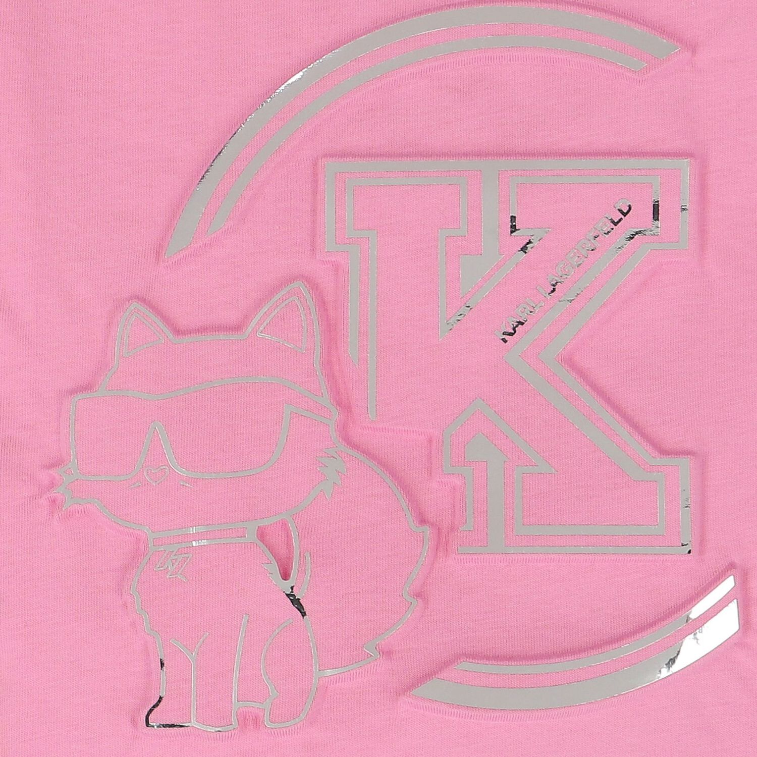 Girls Pink Logo Dress, 1, hi-res