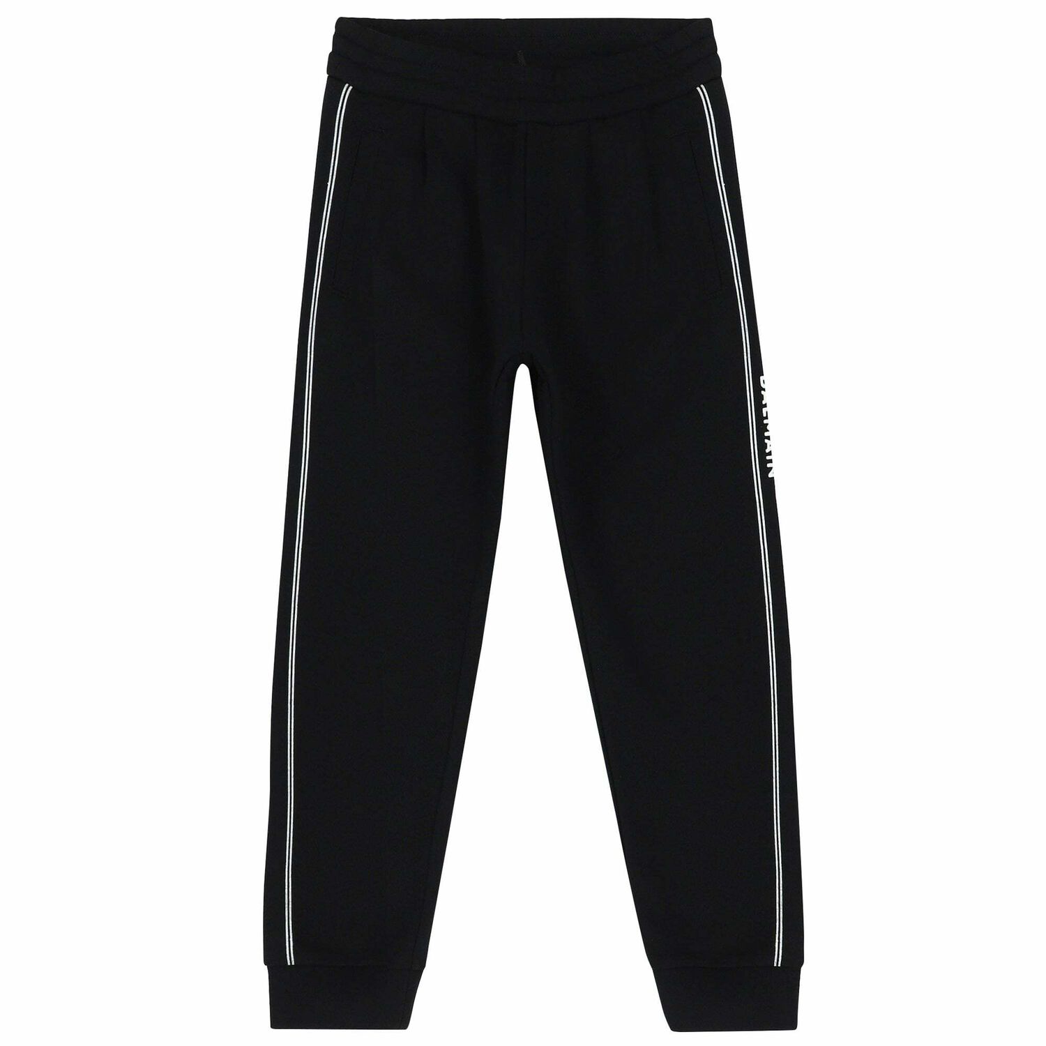 Black Logo Joggers, 1, hi-res